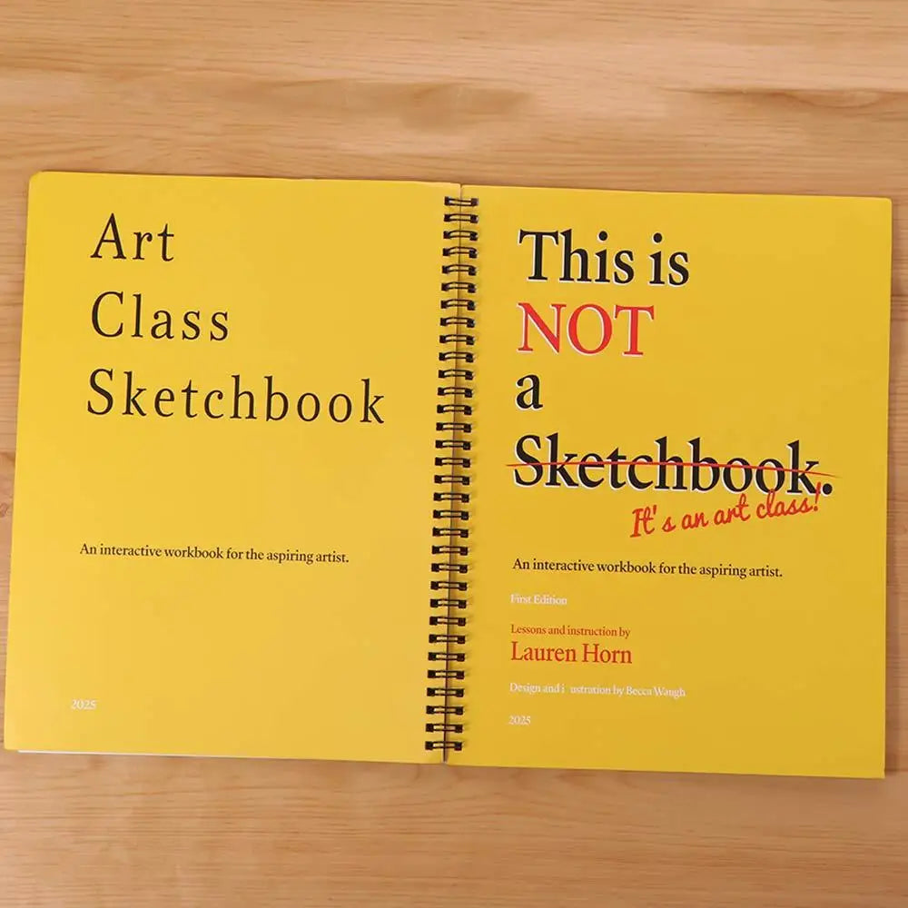 Professional This Is Not a Sketchbook Thick Paper Hardcover Art Class Drawing Book Stationery Interactive Workbook
