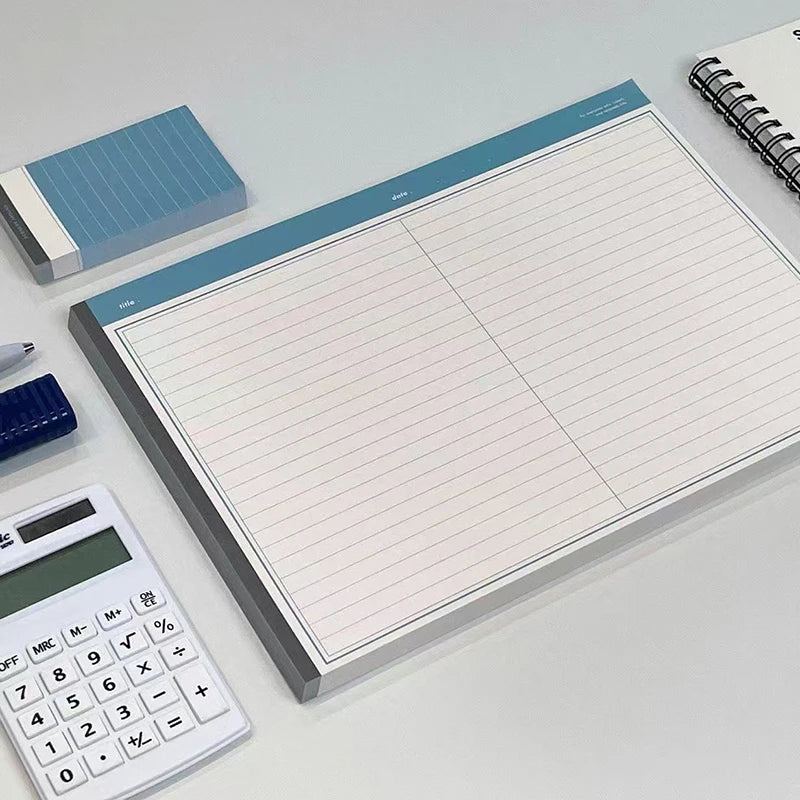Agenda Planner Tearable Sketch Book Notebook Draft Paper Journal Notebooks Simple Diary School Supplies Student Stationery Gifts