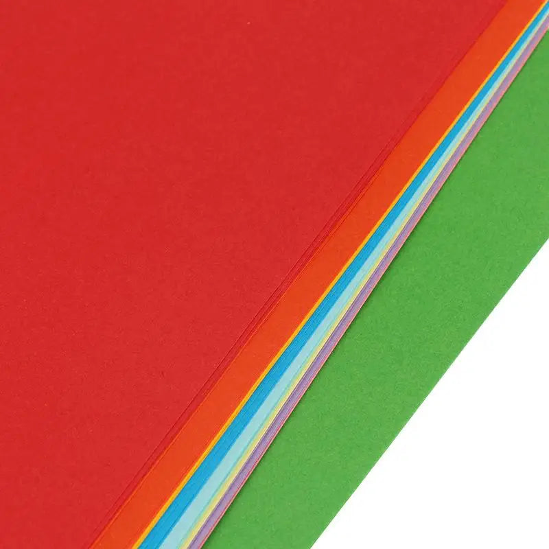 50/100pcs Color A4 Paper 10 Color Copy Paper Printing Paper Color Hand Folding Paper For Kids DIY Art School Home Projects