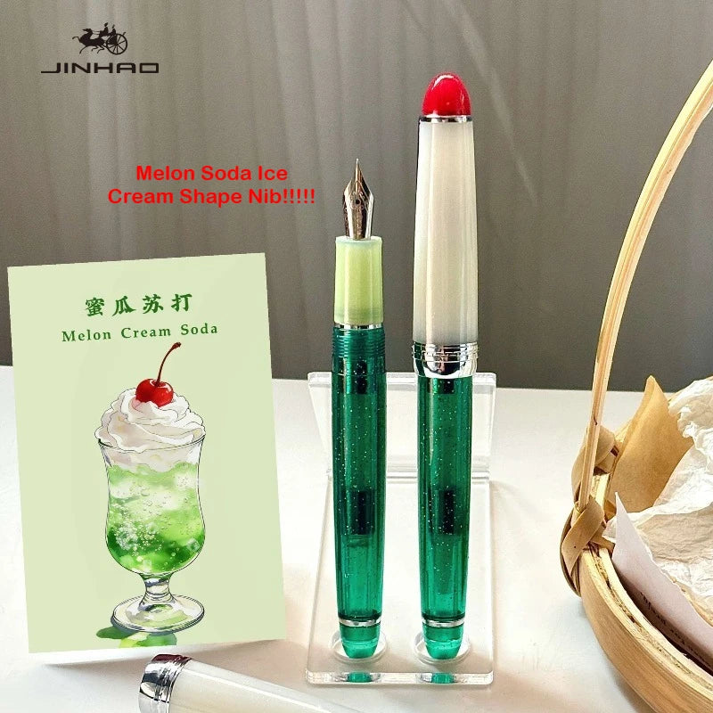 2026 Limited Edition Sakura Pink! JINHAO 82 Plus Fountain Pen Rose Clip Rose Scarf Pattern Nib School Office Supplies Stationery