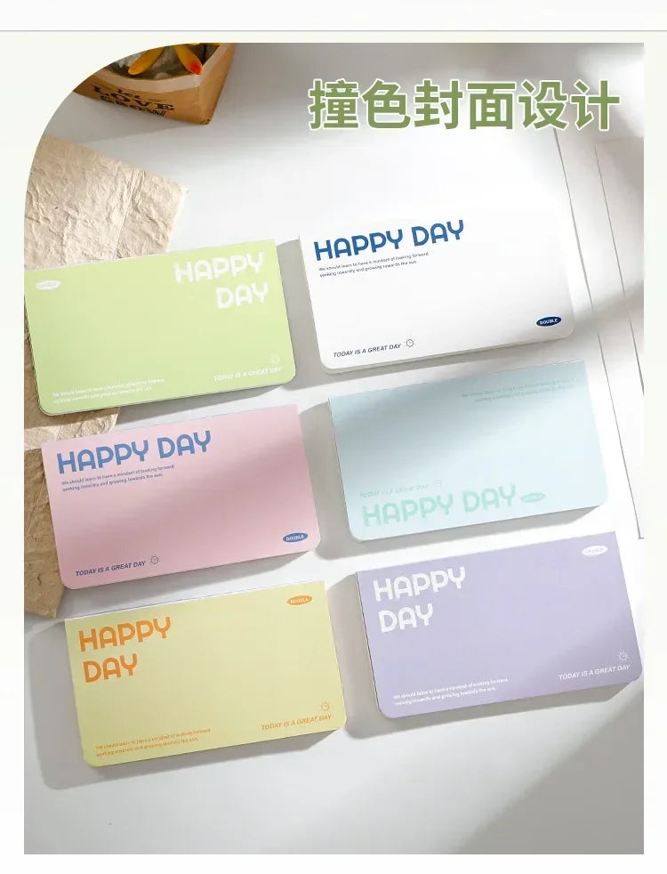 64 Sheets Notebook Is Portable, and The Horizontal Notepad Is Simple and High-value. Kawaii Notebook Notebooks Diary Binder Note