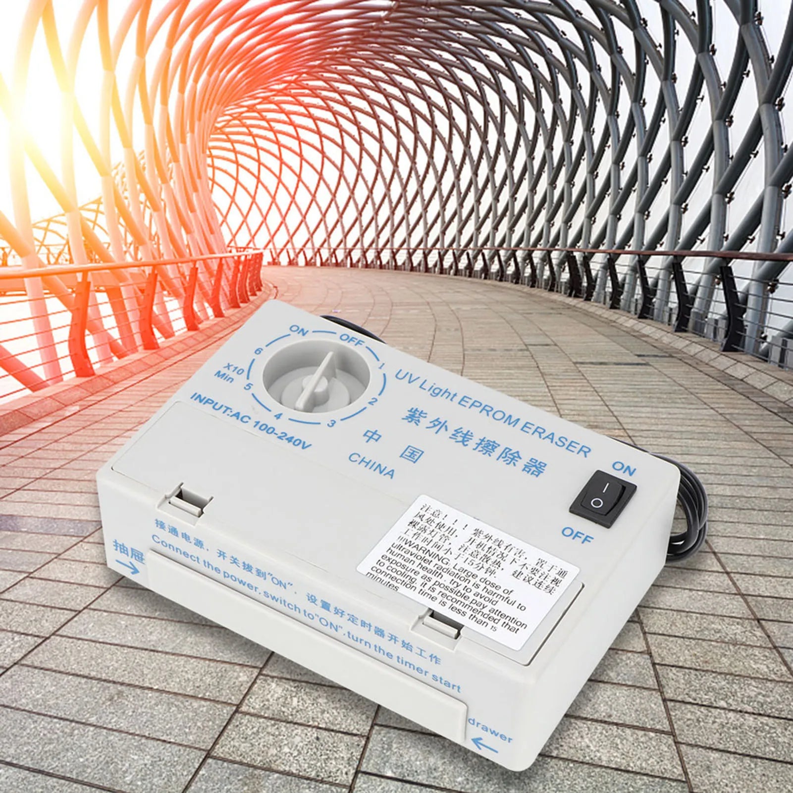 UV EPROM Eraser Ultraviolet Light Erasable Timer Semiconductor Wafer Erase Radiation