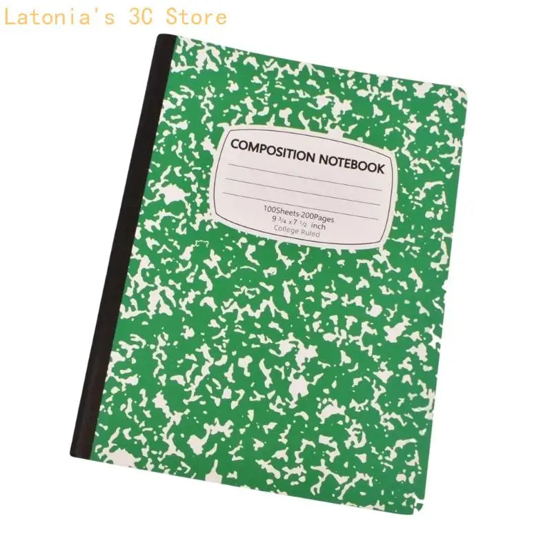 Softcover College Ruled Composition Notebook, 100 Sheets for Class Writing X3UB