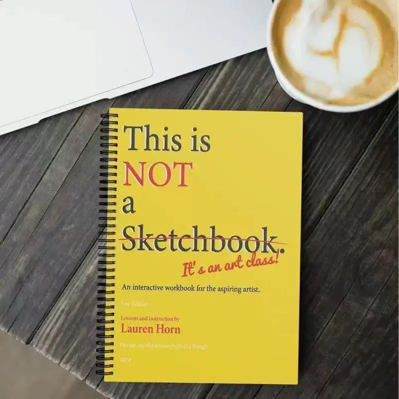 'This Is Not a Sketchbook' - Cross-Border Bestseller Interactive Drawing & Coloring Book for Adults & Kids, A4 English Edition