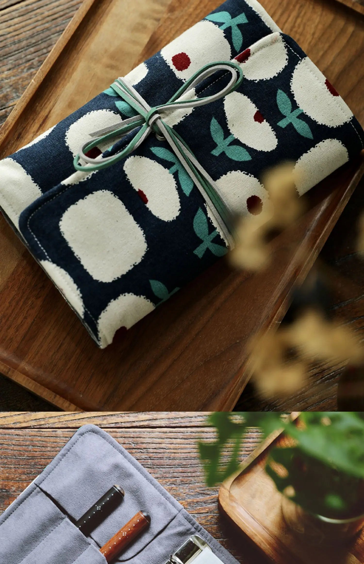 Beautiful Notebook for Girls Cloth Cover Retro Chinese Style Loose-leaf Diary Portable Scrapbook Binder Notepad Gift