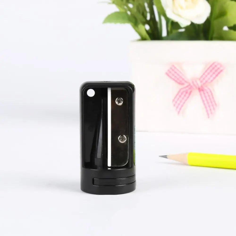 Mini Hand Tools Manual Woodwork Pencil Cutter Portable Useful Carpenter Pencil Sharpener Practical Blue Narrow Sharpening