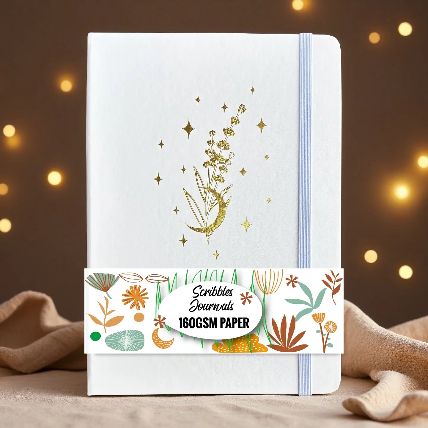 Sketch Journal Hardcover 160gsm Heavy Paper Artist Drawing Notebook 160 Numbered Pages Lay Flat Sketchbook