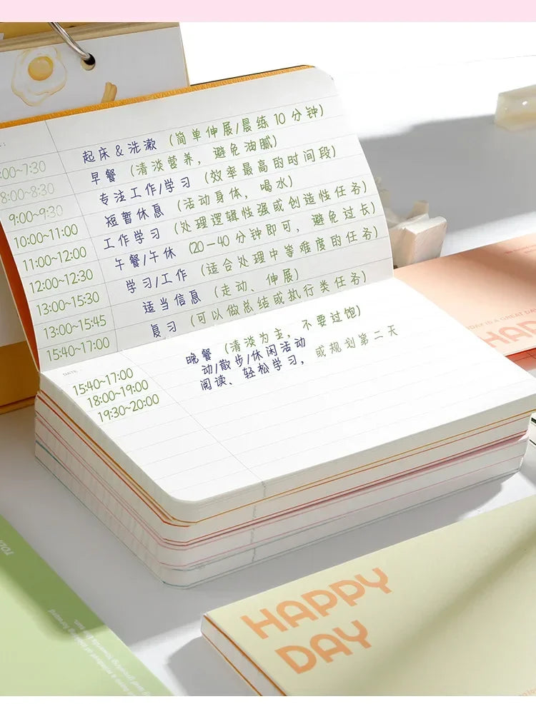64 Sheets Notebook Is Portable, and The Horizontal Notepad Is Simple and High-value. Kawaii Notebook Notebooks Diary Binder Note