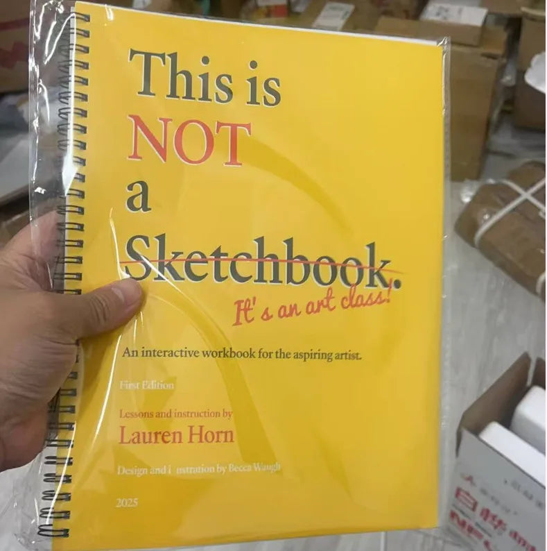 'This Is Not a Sketchbook' - Cross-Border Bestseller Interactive Drawing & Coloring Book for Adults & Kids, A4 English Edition