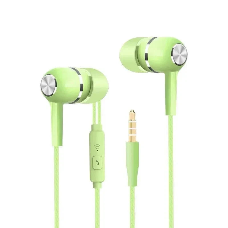 3.5mm In-Ear Headset For Music Game Sports Calls HiFi Bass Stereo Sound Gaming Sport Daily Headset Daily Commute Audio Supplies