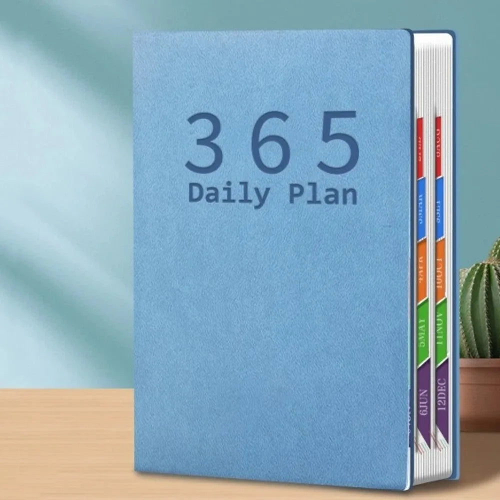 Composition Notebook Portable 2027 Planner 400 Pages Notebook Pocket Schedule Book Hardcover Notepad Self-Discipline