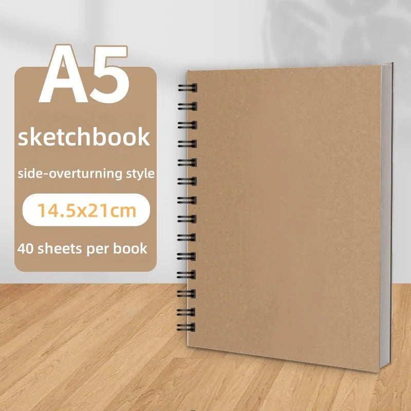 Set Of 2 Sketchbooks With Durable Covers, Perfect For Drawing And Sketching