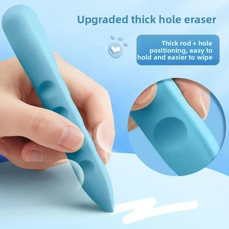 3-5PCS/Box Primary School Students Hole Eraser, Clean Large Eraser for Art, No Residue & No Crumbs, Easy to Erase