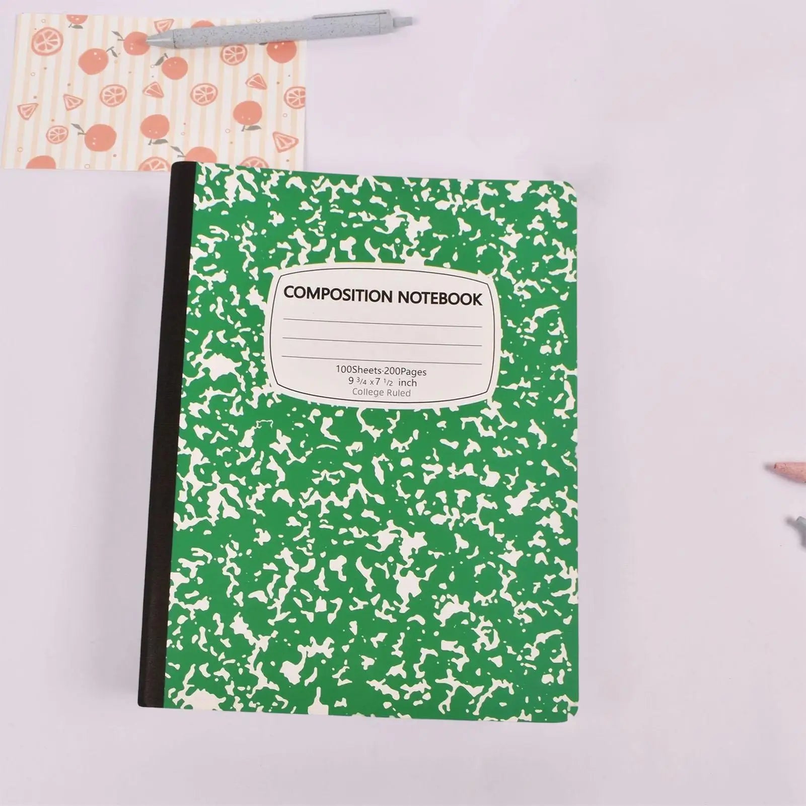Composition Notebook College Ruled 100 Sheets Abstract Marble Cover Thick Paper 10.2x7.2in Lined Paper Notebook For School