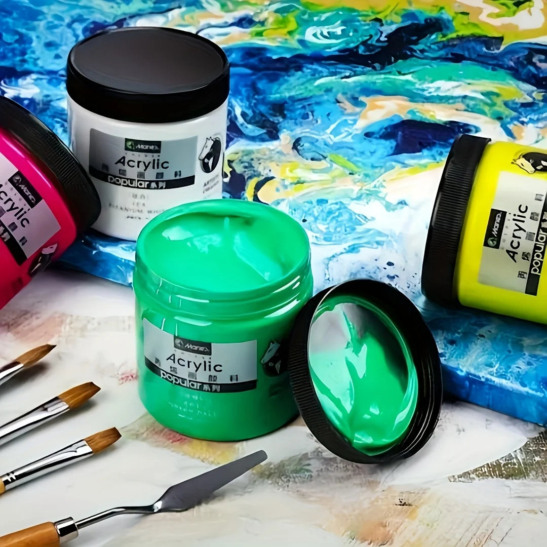 300ml acrylic paint for art wall, hand-painted clothes, DIY, hand-painted shoes, specifically for indoor use