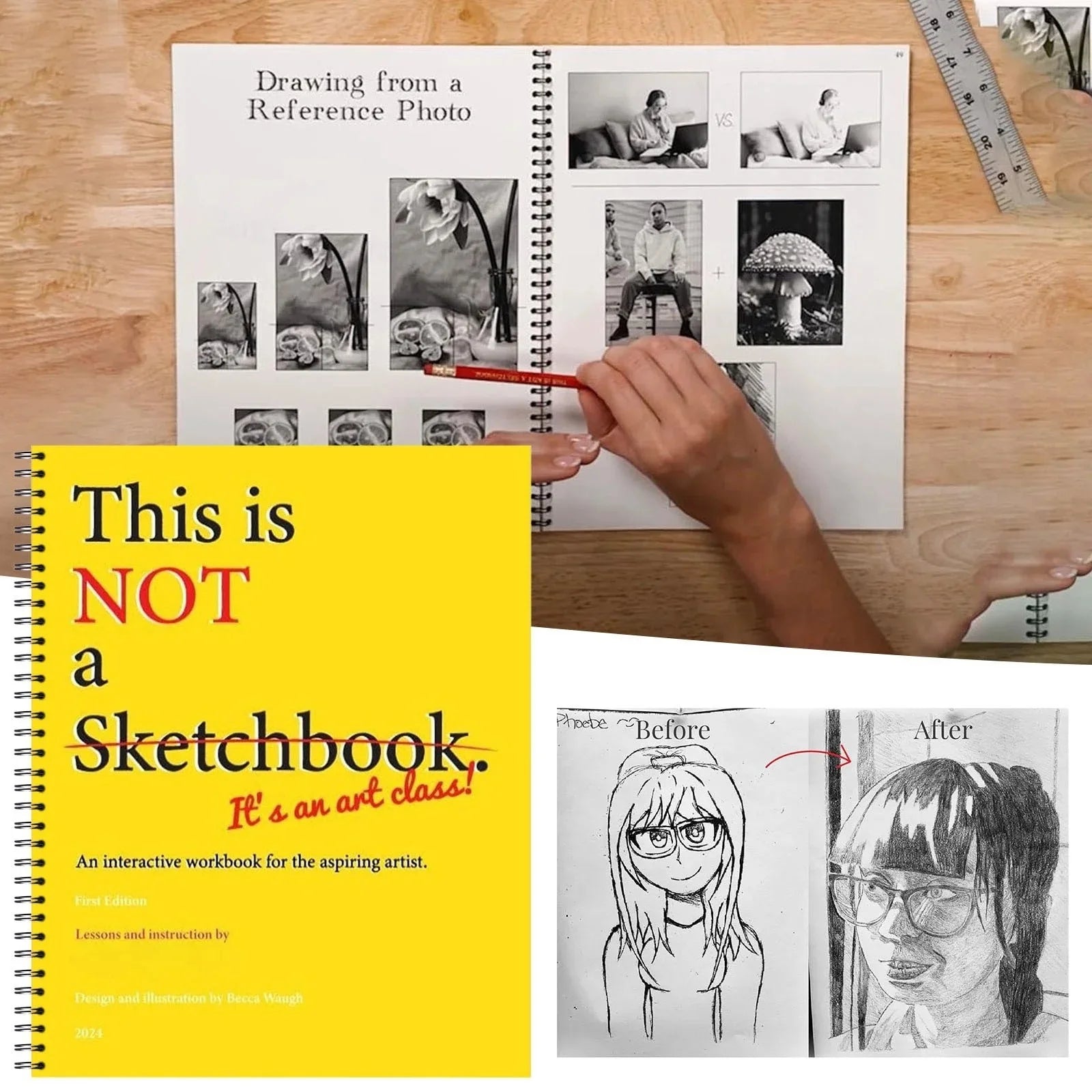 'This Is Not a Sketchbook' - Cross-Border Bestseller Interactive Drawing & Coloring Book for Adults & Kids, A4 English Edition
