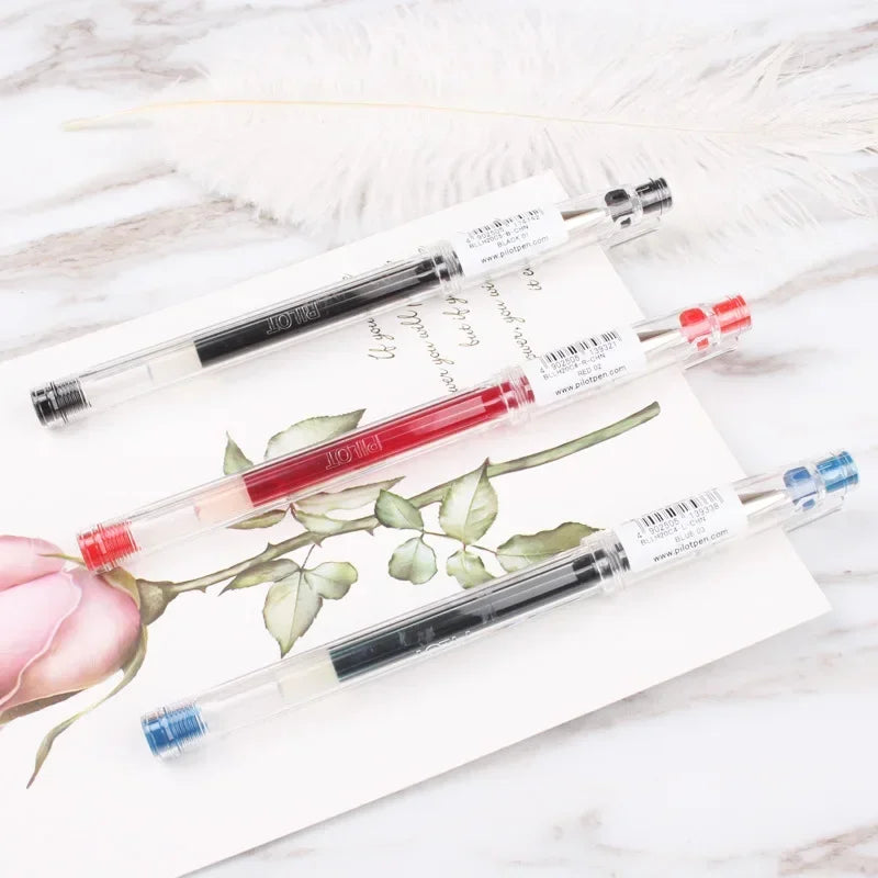 3pcs Pilot HI-TEC Gel Ink Pen 0.25 0.3 0.4 0.5MM Fine Point Ball Pen Needle Neutral Quick Dry Ink Black,Blue,Red BLLH-20C4