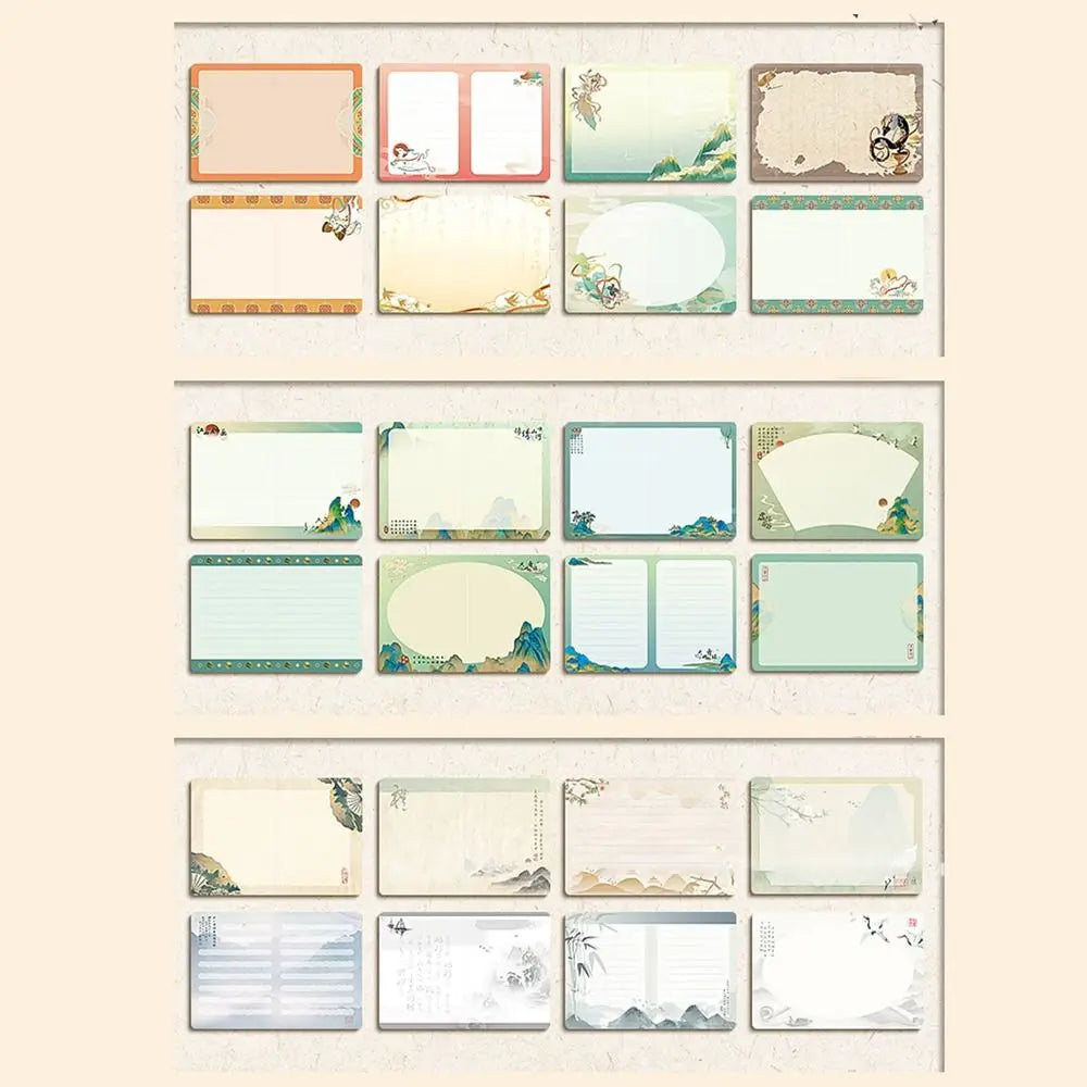 Retro Full-Color Notebook Good-looking Hardcover Notepad China-Chic Creative Design Diary Notebook Student Gift