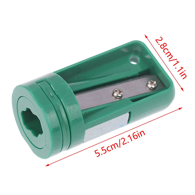 1pc Woodwork Carpenter Pencil Sharpener Cutter Shaver Narrow Sharpening For Woodworking Hand Tools Multi Purpose 6 Colors