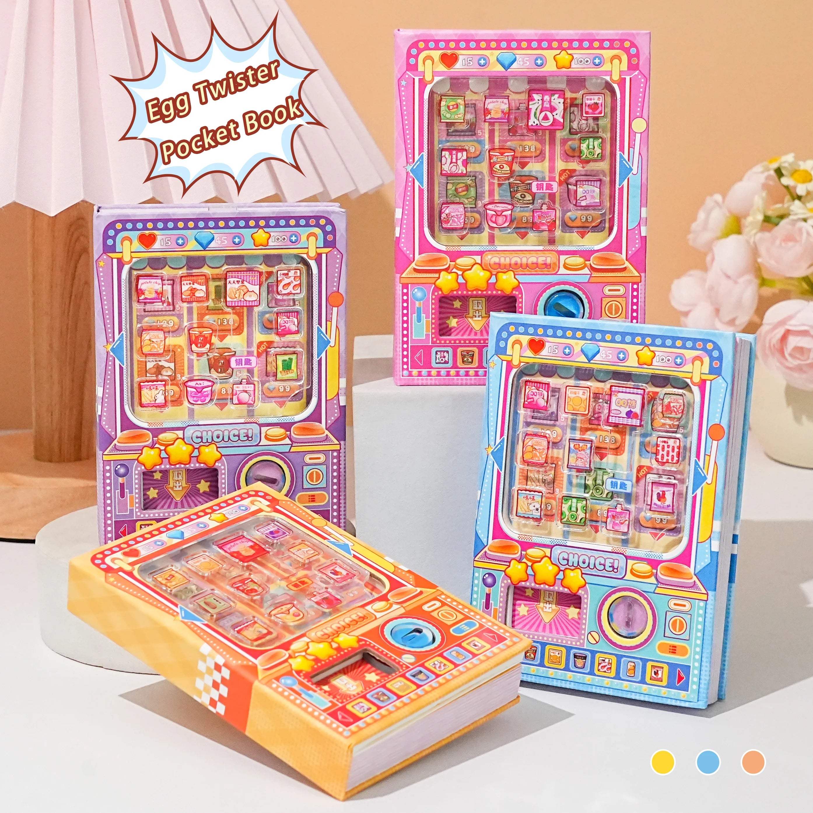 A Notebook with 80 Colorful Pages, a Stylish and Portable Pocket-Sized Notebook with a Theme of Delicious Snacks