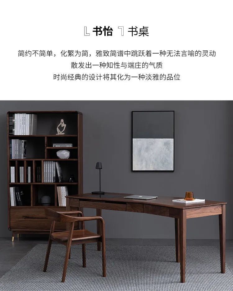 Executive Organizers Office Desk Computer Minimalist Space Saving Office Desk Study Wooden Mesas Escritorio Unique Furniture