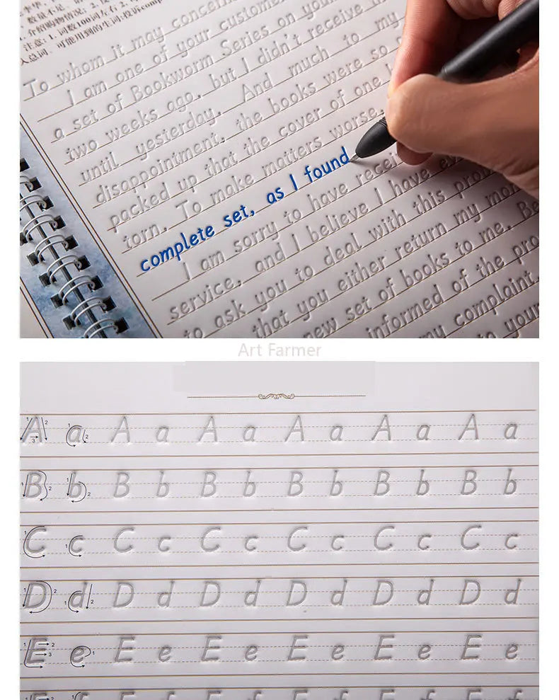 Students Practice Copybooks Learn English Composition Writing Handwriting Practice Book Hengshui Calligraphy Book 3D Reusable