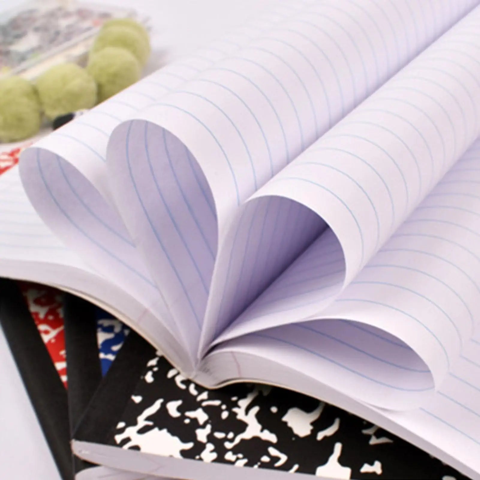 Composition Notebooks 100 Sheets Abstract Marble Cover Thick Paper 10.2x7.2in Lined Paper Notebook for School Classroom Office