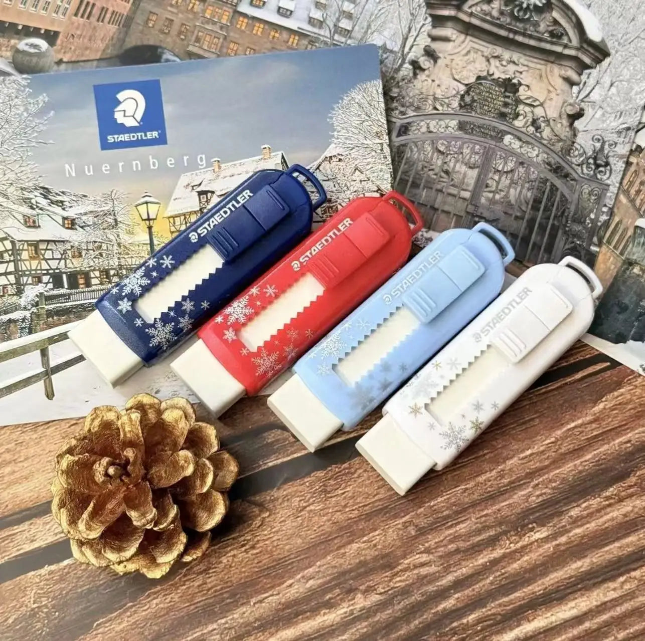 Staedtler 525 Eraser From Germany Is Environmentally Friendly, PVC Free, Debris Free, and Can Be Pushed