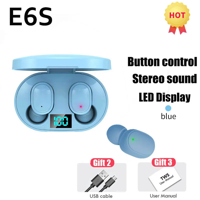 Wireless Bluetooth Headphone Over Ear HIFI Music Stereo Headset Noise Reduction Sport Earphone With Mic For iPhone Huawei Realme