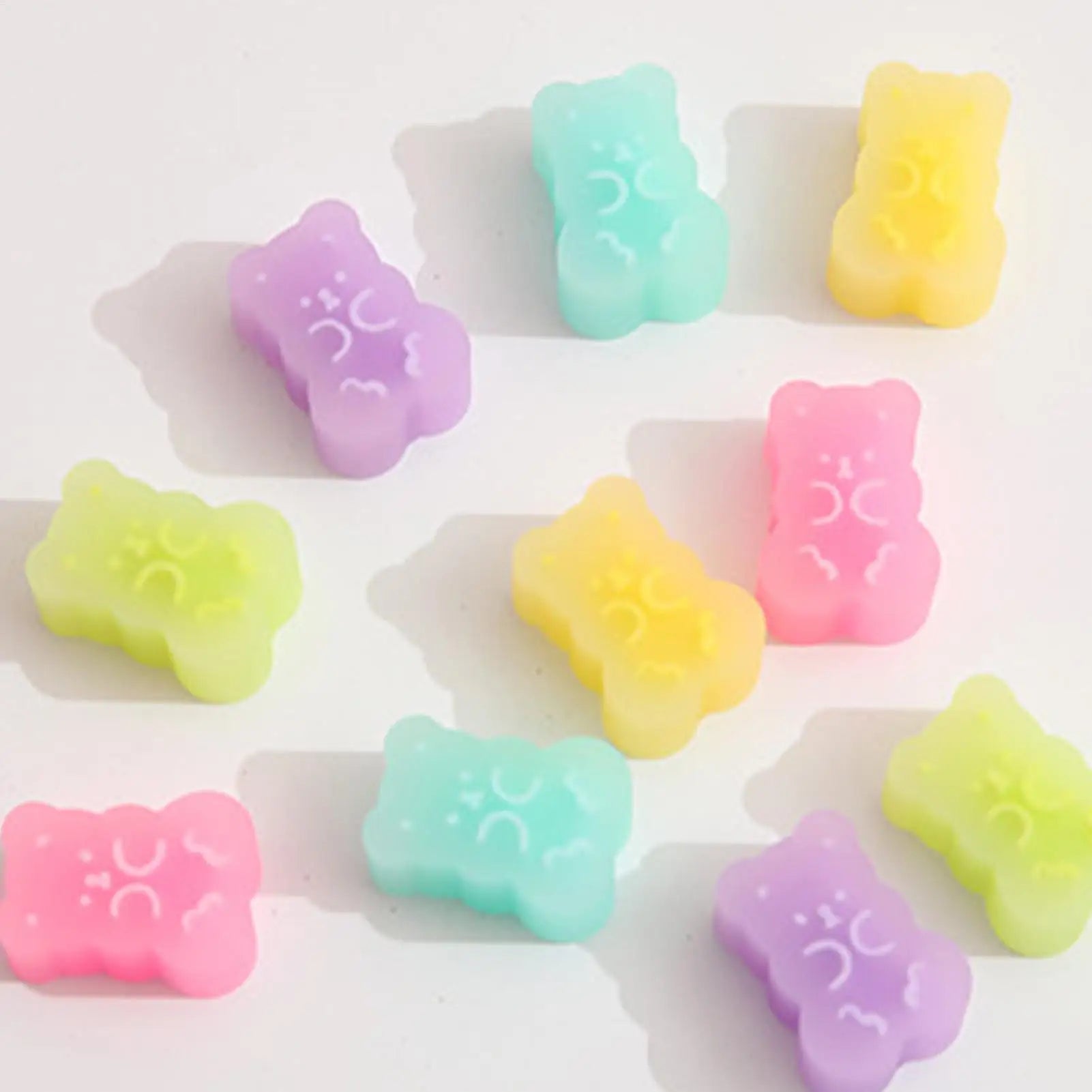Animal Erasers 5Pcs/set Interactive Stationery Desk Decoration Eraser Pets Bear Shape for Students Children Carnival Party Favor