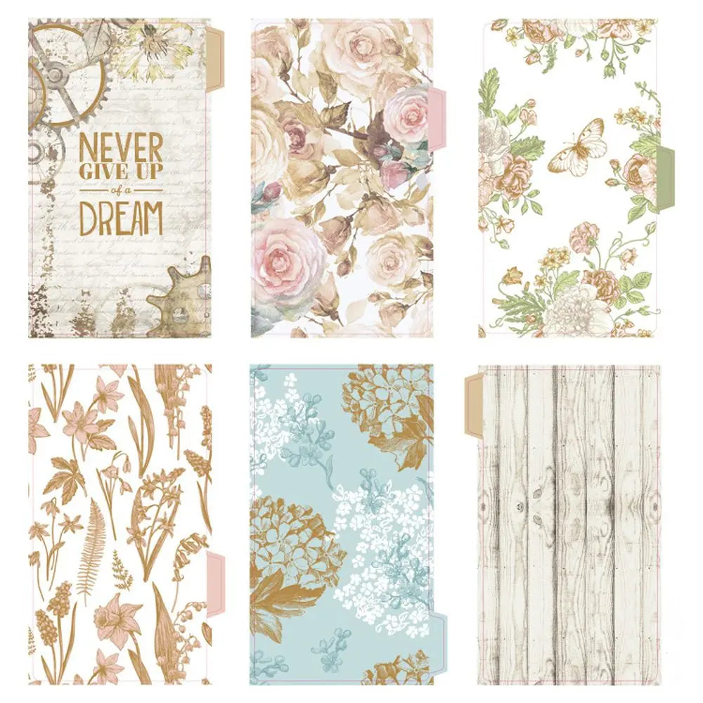 Planner Notebook Binders 6-Ring Binder Binder Index Page Binder Index Dividers Binder Indexing Cards Loose Leaf Separator Page