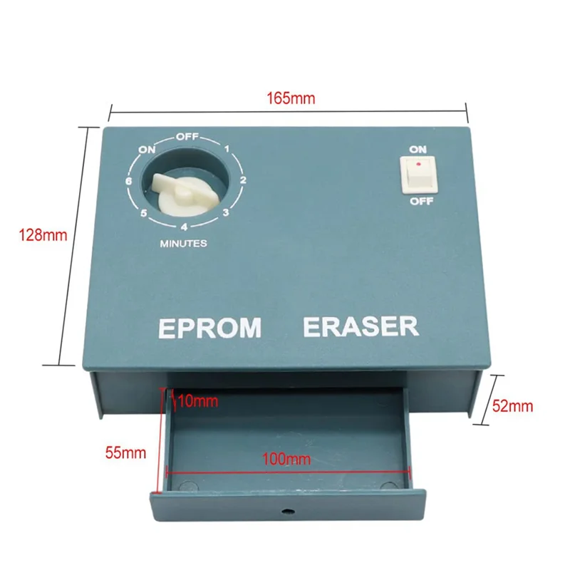 UV EPROM Eraser EPROM Data Erase Tool Ultraviolet Light Erasable Timer Semiconductor Wafer Chip Erase Radiation EU Plug