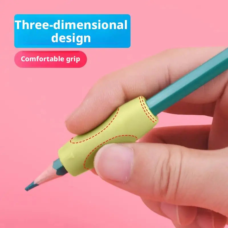 4-Pack Pencil Grips,Soft Silicone & Non-Slip Texture, Ergonomic Pen Holder for Kids & Adults Left/Right Handed Writing,Drawing