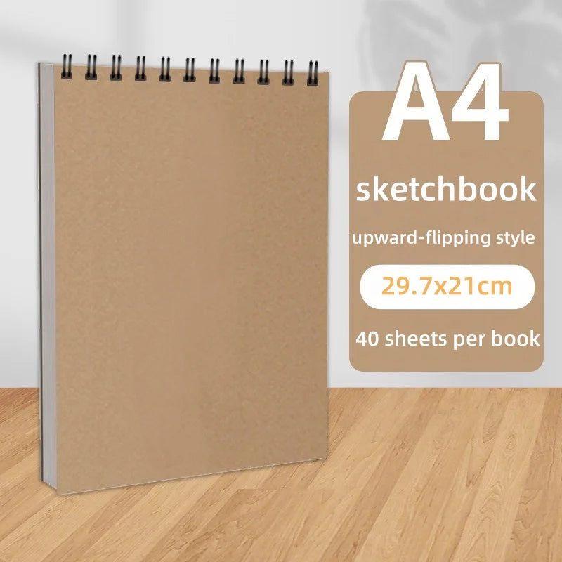Set Of 2 Sketchbooks With Durable Covers, Perfect For Drawing And Sketching