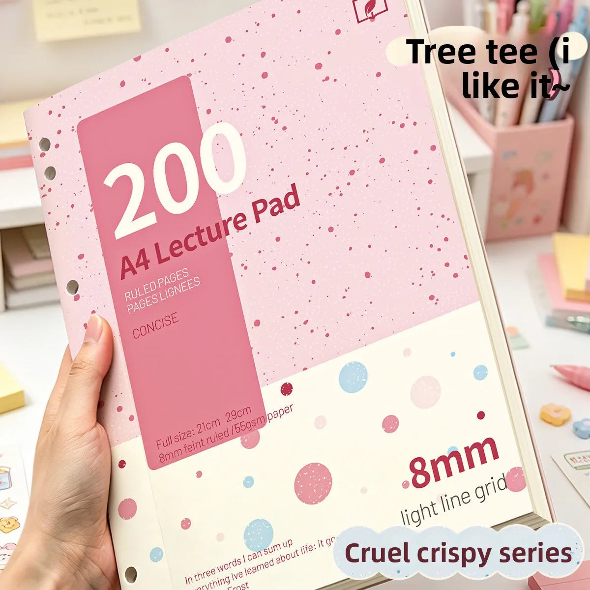 Thickened Loose Leaf Notebook A5 Horizontal Ruled Journal Diary Vintage Retro American Style Office School Writing Notepad