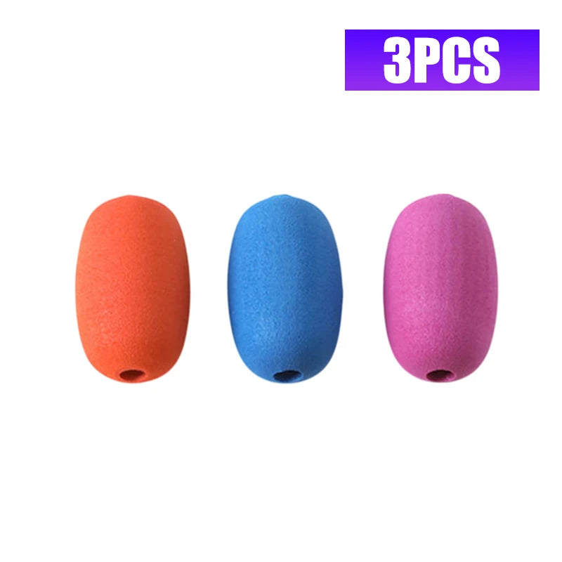 3/6pcs Soft Foam Grips For Pens And Pencils, Writing Practice Pencil Holder Cushion Grip For Handwriting Drawing Ergonomic