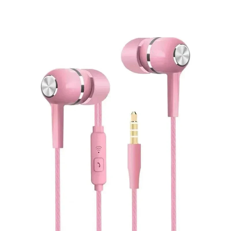 3.5mm In-Ear Headset For Music Game Sports Calls HiFi Bass Stereo Sound Gaming Sport Daily Headset Daily Commute Audio Supplies