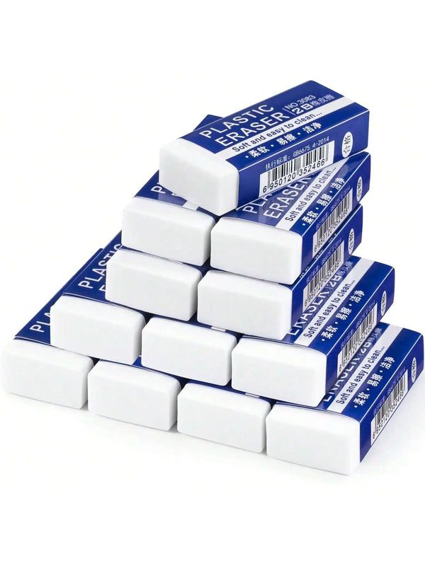 White Eraser for Office And School Art Drawing Drafting Clean Erasing Rubber - General Purpose Drafting Eraser