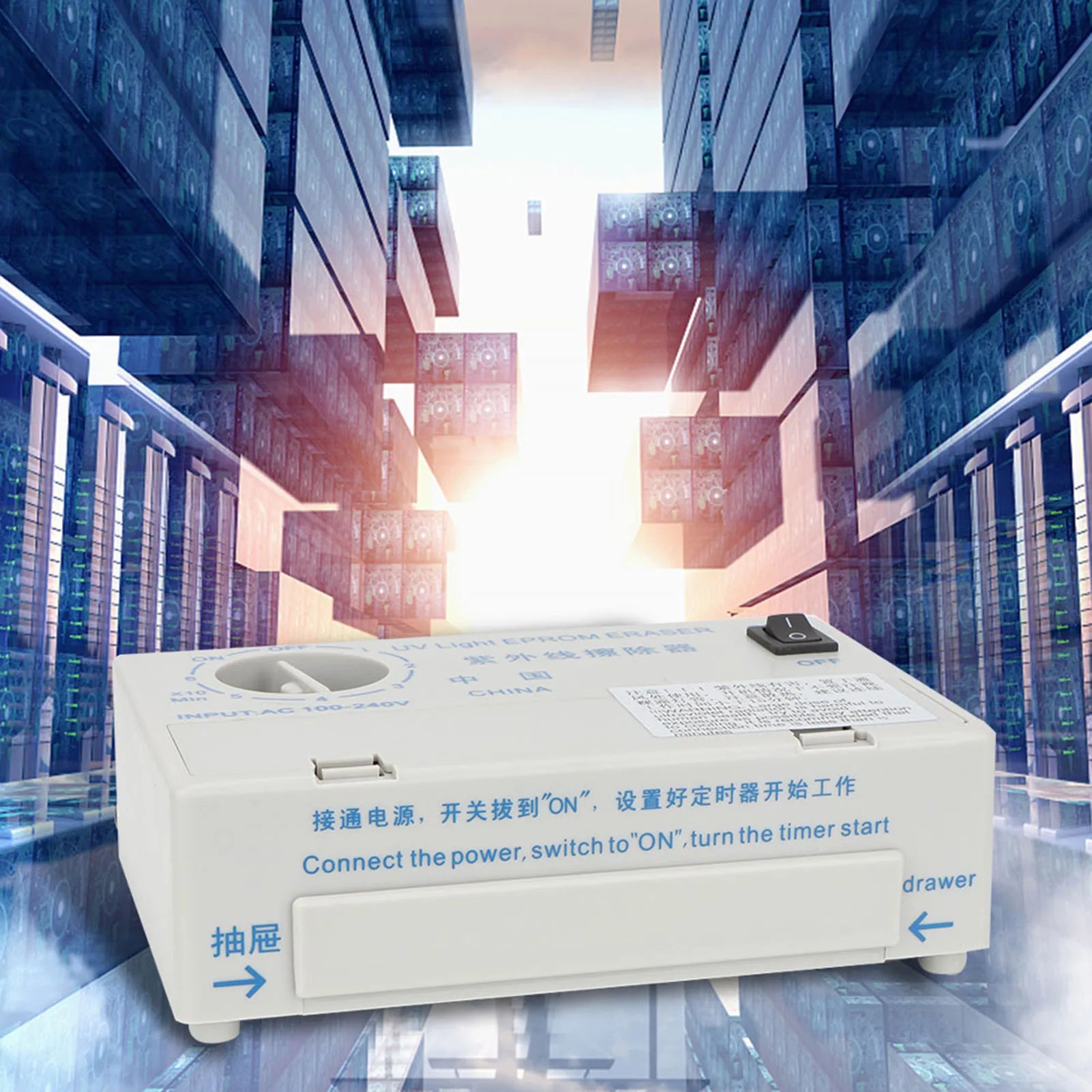 UV EPROM Eraser UV Light Eraser UV EPROM Eraser Ultraviolet Light Erasable Timer Semiconductor Wafer Erase Radiation UV Eraser
