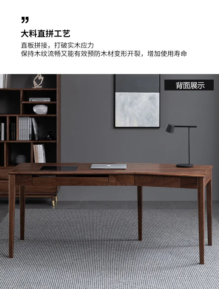 Executive Organizers Office Desk Computer Minimalist Space Saving Office Desk Study Wooden Mesas Escritorio Unique Furniture