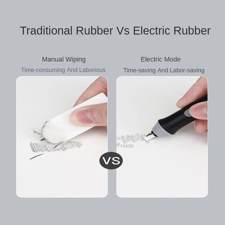 Electric Rubber Eraser Sketch Adjustable School Office Supplies Art Drawing Automatic Learning Pretty Stationery Funny Erasers