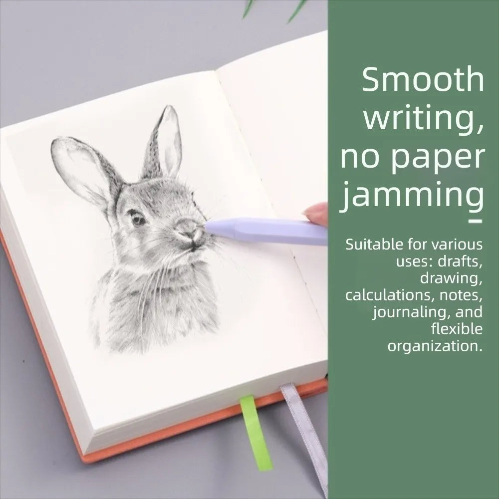 720 Page Blank Inner Notebook Synthetic Soft Minimalist Drawing Book Leather Surface Fresh Ultra Thick Notebook School Supplies