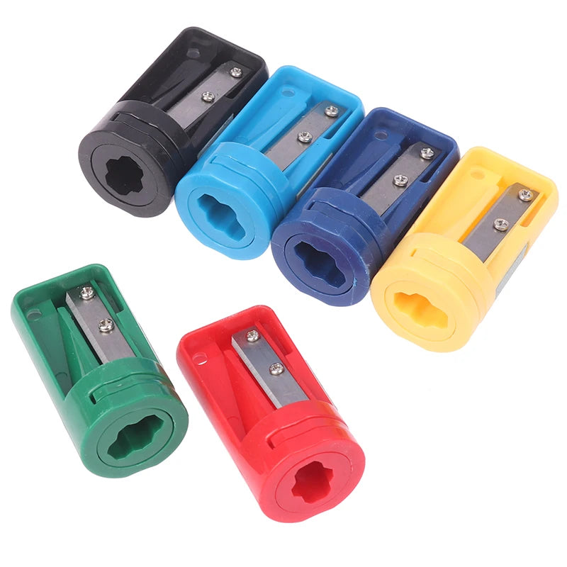 1pc Woodwork Carpenter Pencil Sharpener Cutter Shaver Narrow Sharpening For Woodworking Hand Tools Multi Purpose 6 Colors