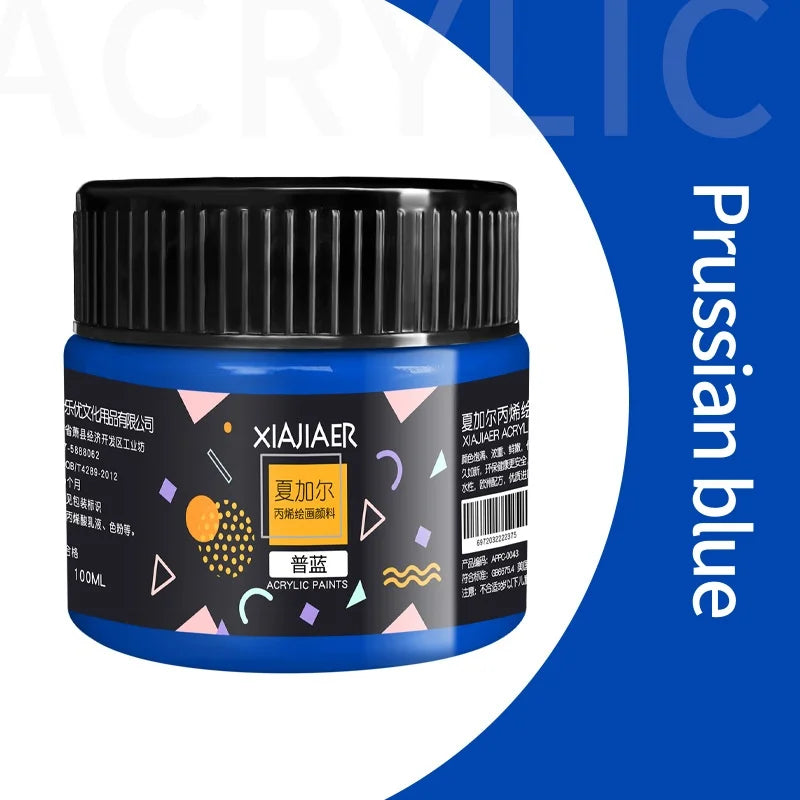 Acrylic Paint 100ml Hand-Painted Wall Painting Graffiti Stone T-Shirt Tinned Paint Studio Multi-Color Acrylic Paint