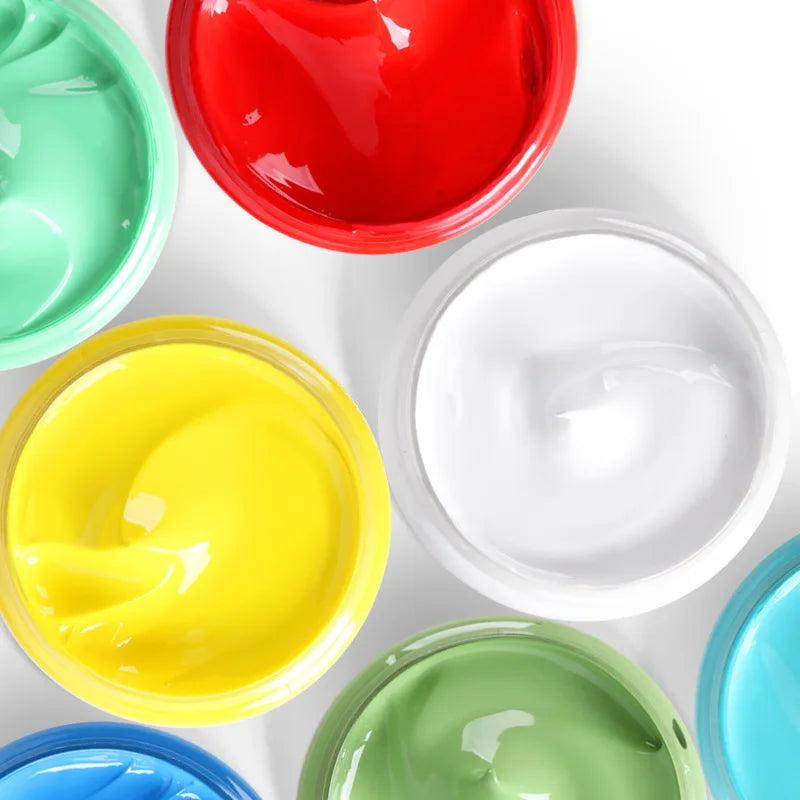 Acrylic Paint 100ml Hand-Painted Wall Painting Graffiti Stone T-Shirt Tinned Paint Studio Multi-Color Acrylic Paint