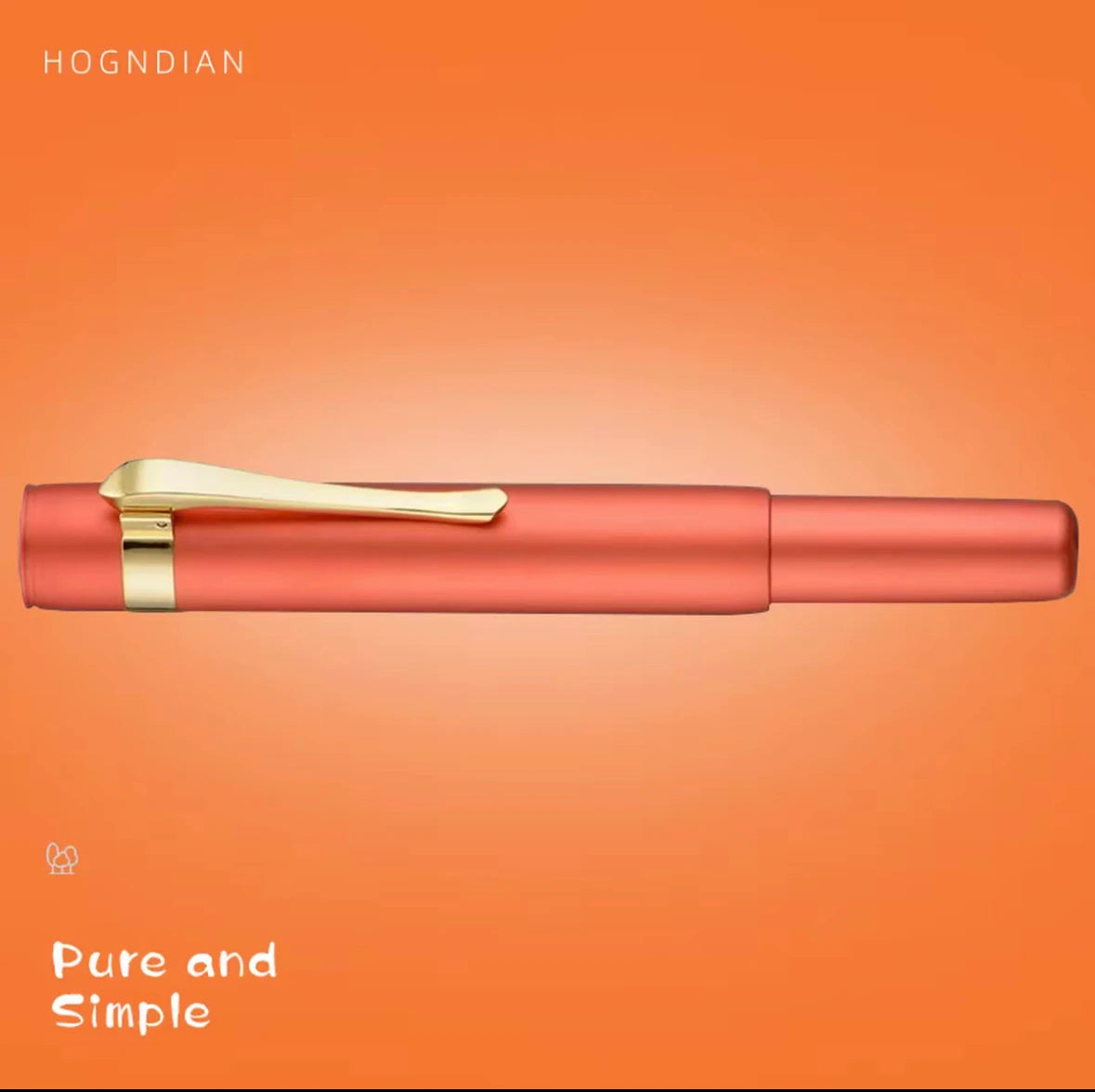 Limited Pink Hongdian M2 Mini Metaverse Sports Pocket Metal Fountain Pen 26# Nib School Office Supplies Writing Stationery Gift