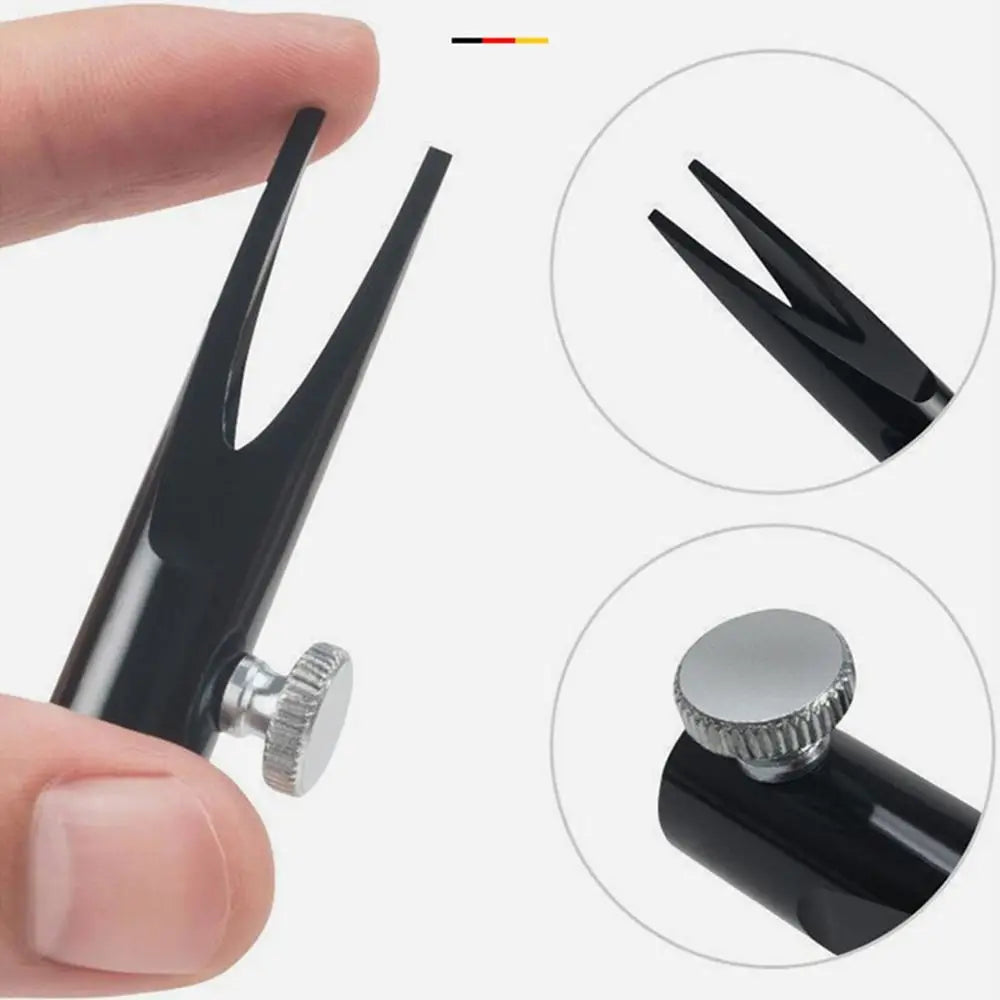 Metal Pencil Sharpening Assist Tool Adjustable Screw Firmly Fixing Eyebrow Pen Sharpening Tool Duckbill Brow Pen Sharper
