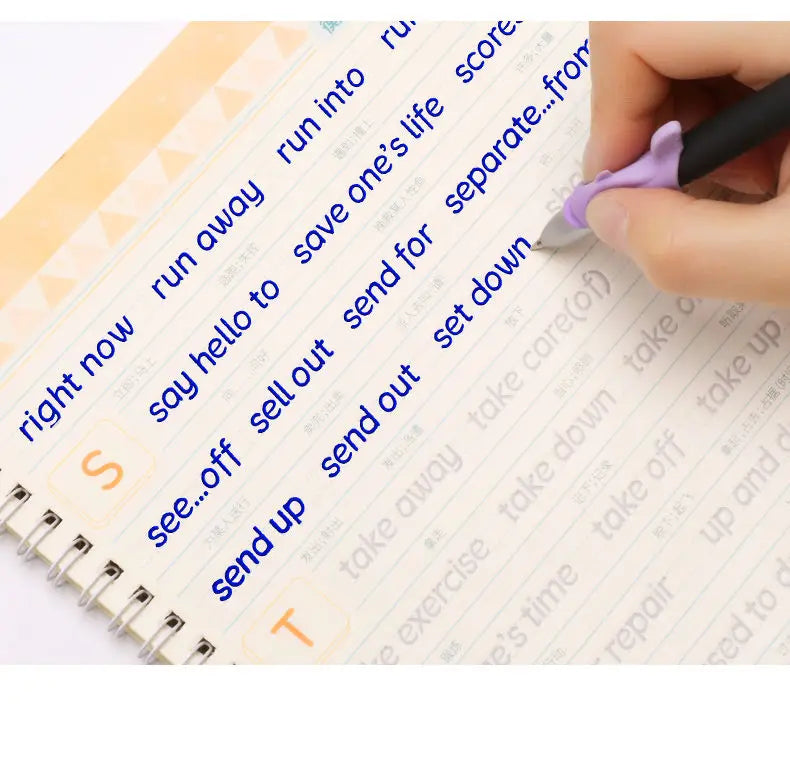 Students Practice Copybooks Learn English Composition Writing Handwriting Practice Book Hengshui Calligraphy Book 3D Reusable