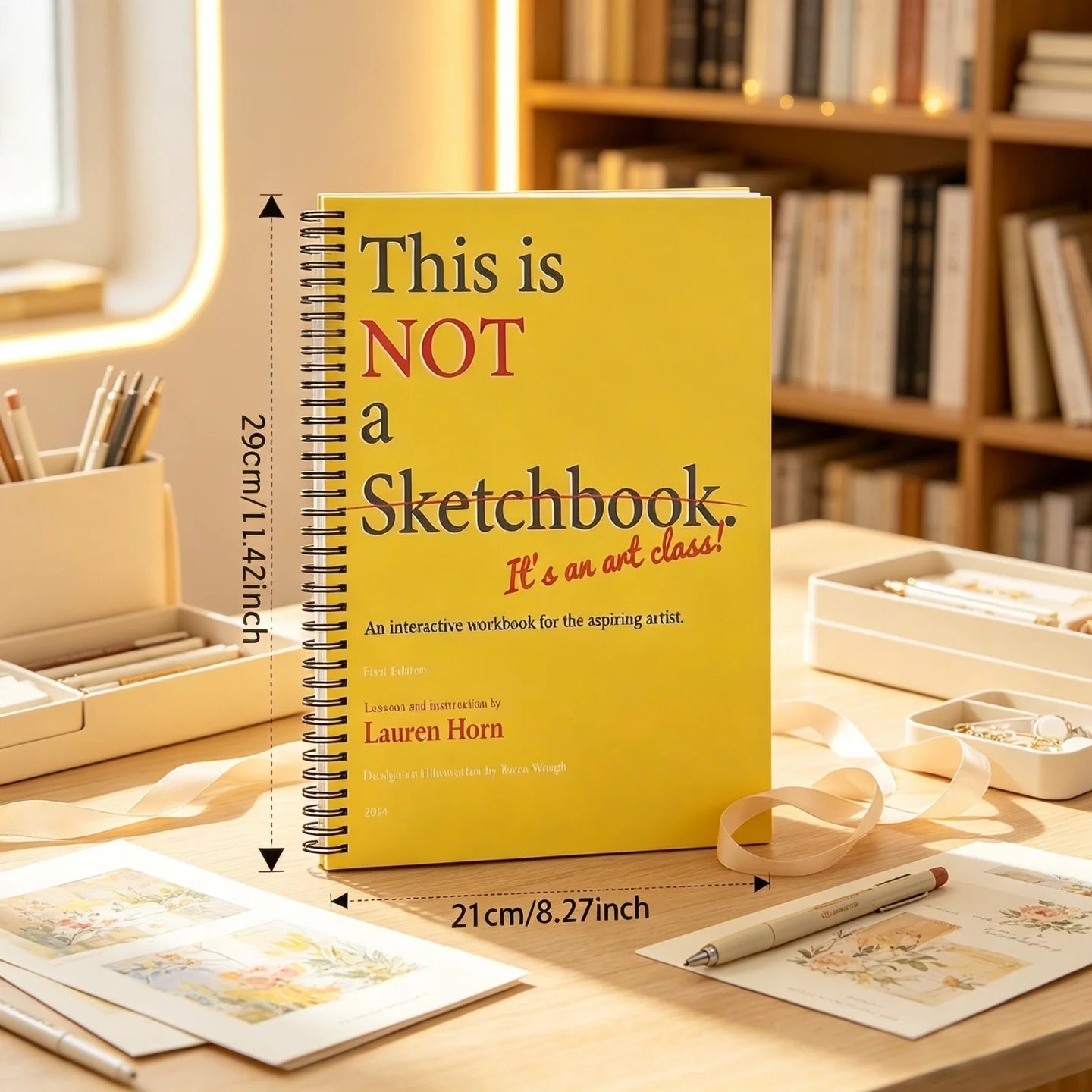 'This Is Not a Sketchbook' - Cross-Border Bestseller Interactive Drawing & Coloring Book for Adults & Kids, A4 English Edition