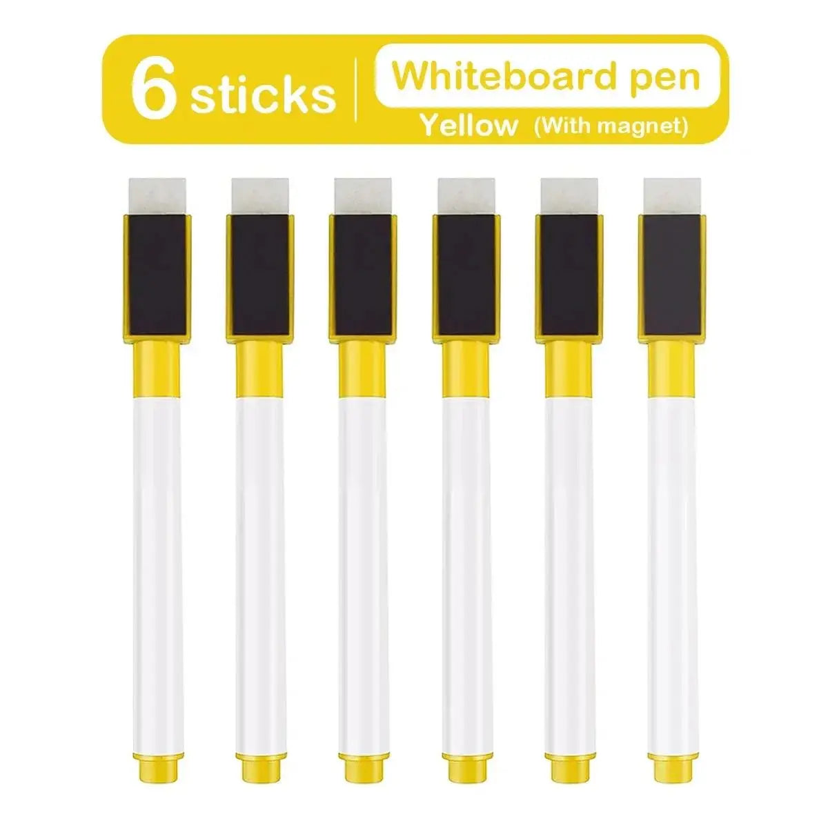 8 Pcs Magnetic Erasable Whiteboard Pen Color Options Numbering Stationery Office Teaching Supplies For Blackboard Student Note